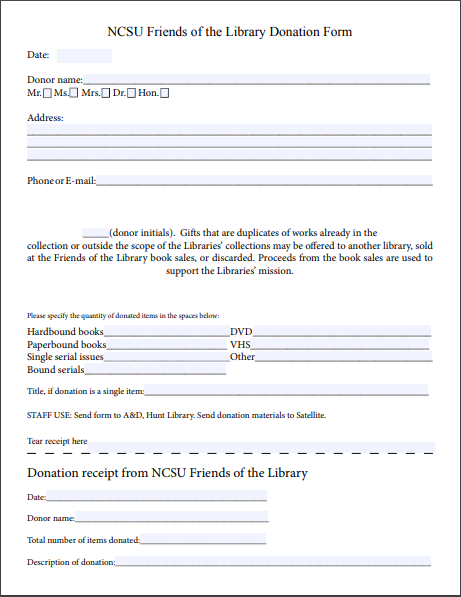 donation receipt template 10