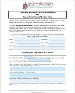 employee write up form 03